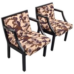 Pair of Edward Wormley Armchairs for Dunbar