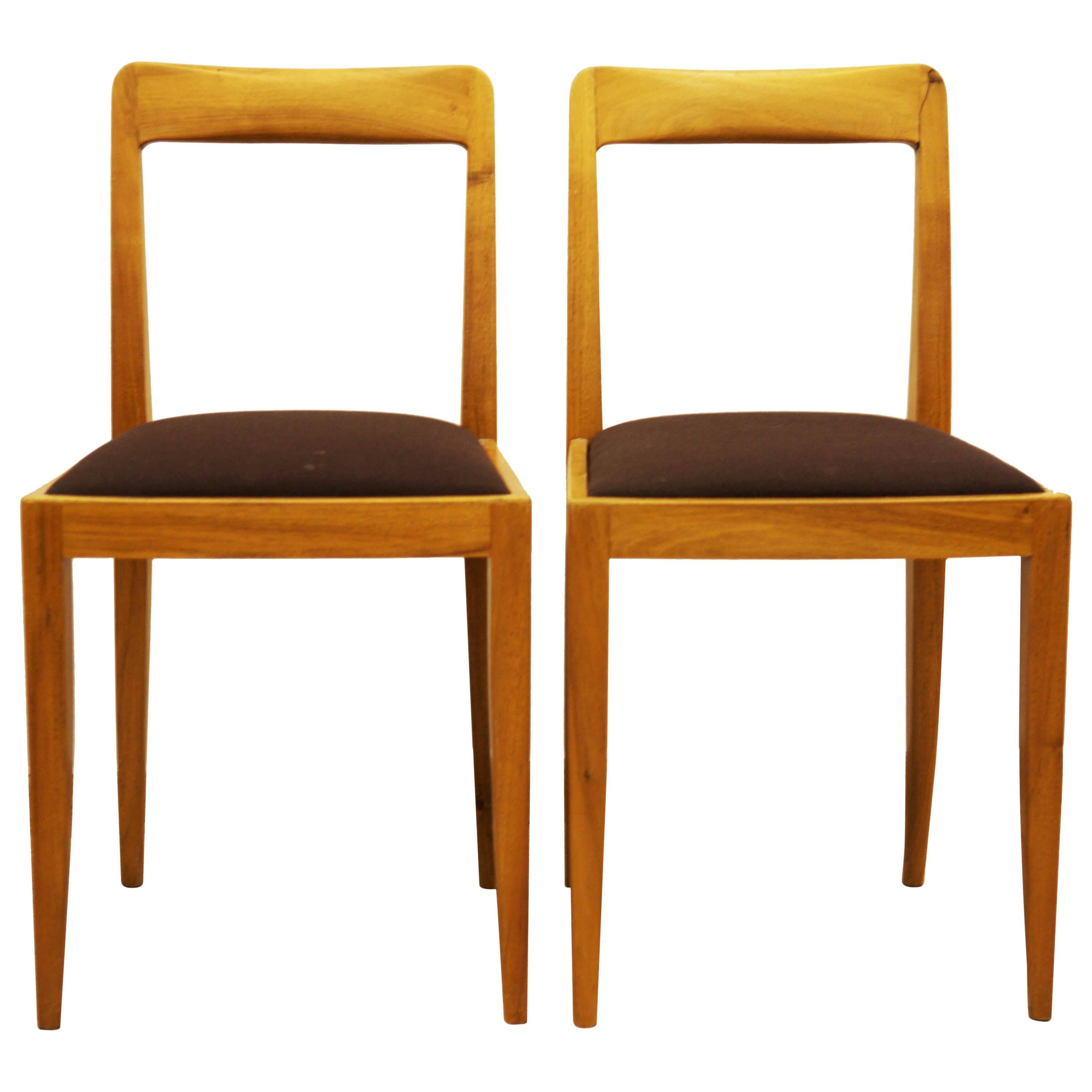 Pair of Julius Jirasek Chairs for "Werkstätten Hagenauer" For Sale