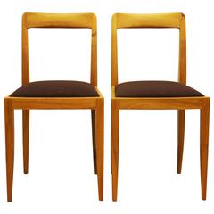 Pair of Julius Jirasek Chairs for "Werkstätten Hagenauer"