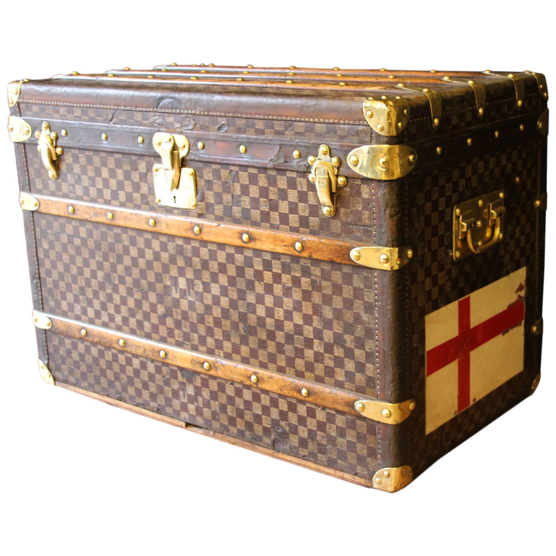 Louis Vuitton Damier Canvas Steamer Trunk