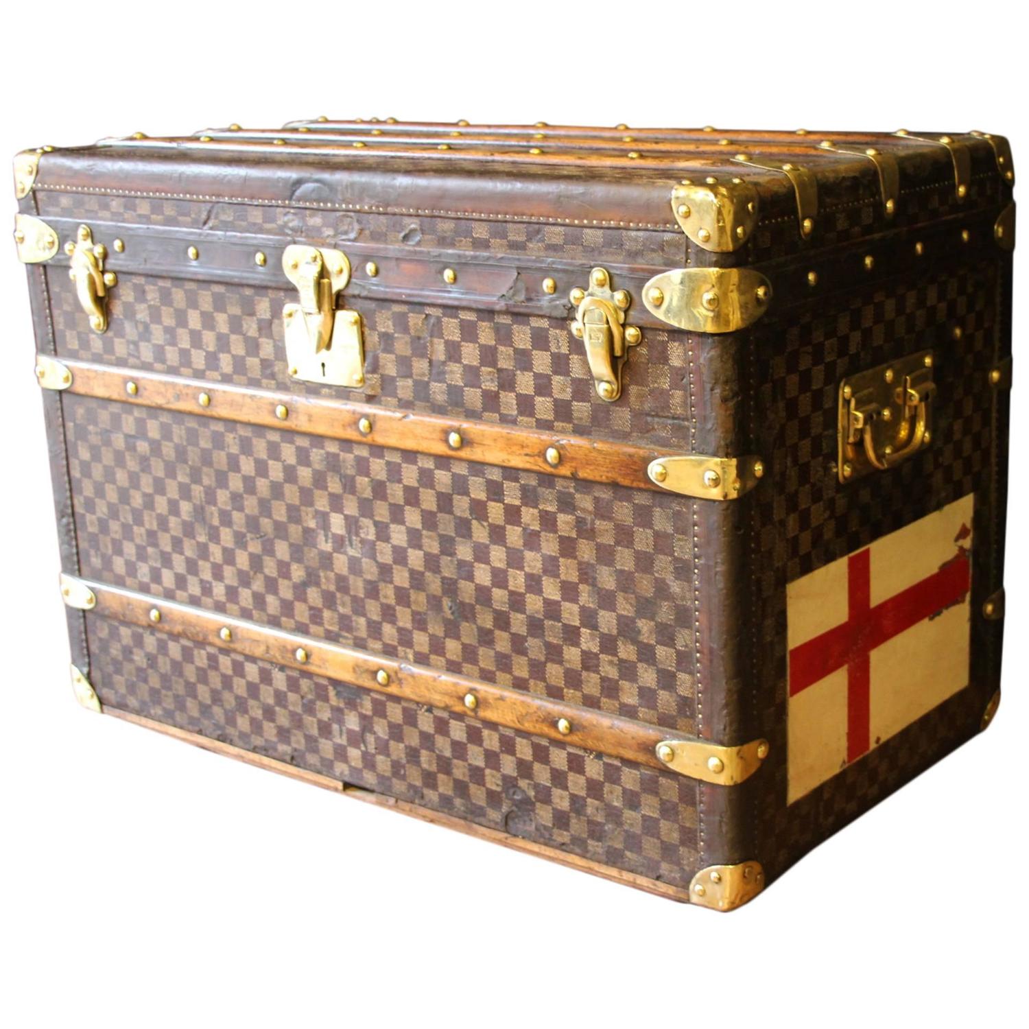 Rare 30 Pr. Vintage Louis Vuitton Shoe Trunk at 1stDibs