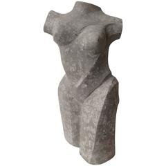 Sculpture of a Female Torso by Cris Agterberg