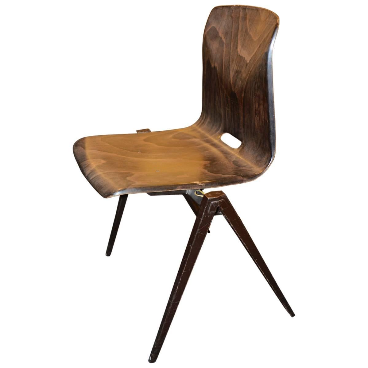 Chair in Massive Oak Design By Wim Rietveld