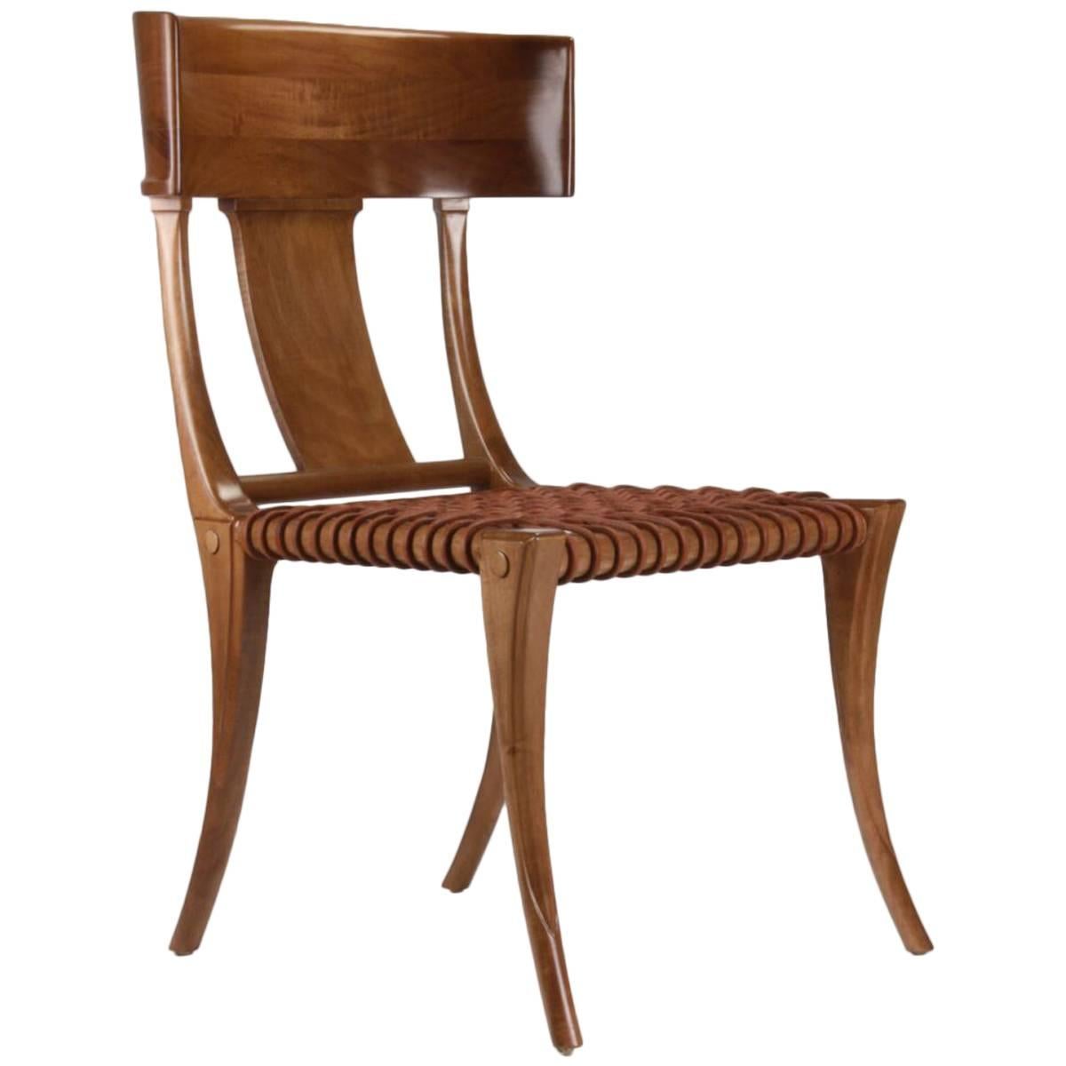 Robsjohn-Gibbings for Saridis of Athens Klismos Chair Model 3, New, Custom Order For Sale