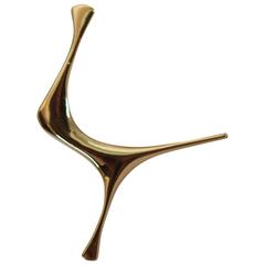 Gold Brooch by Ed Wiener, circa 1960s 12