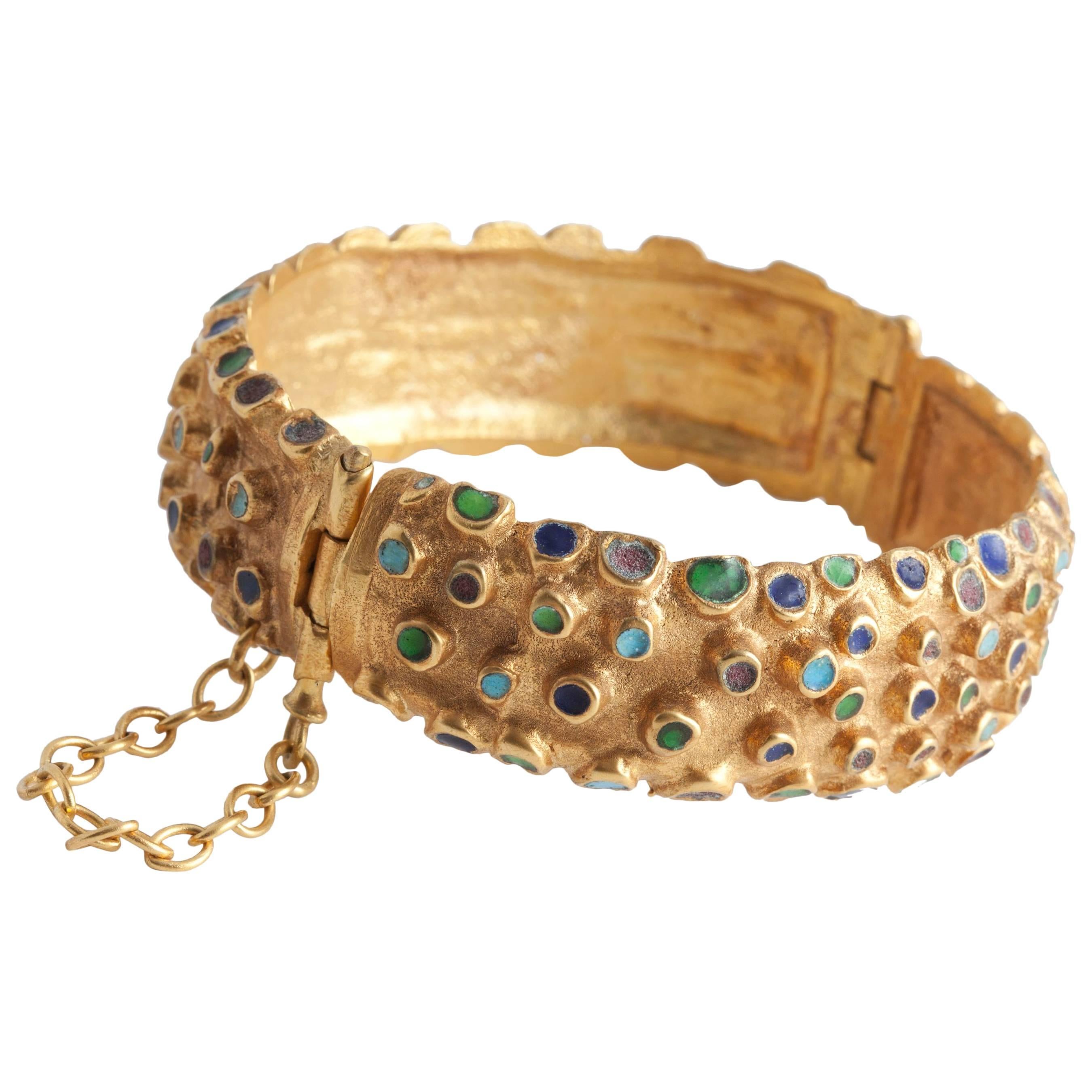 Line Vautrin, "Bracelet Hérisson" Bracelet, France, C. 1960