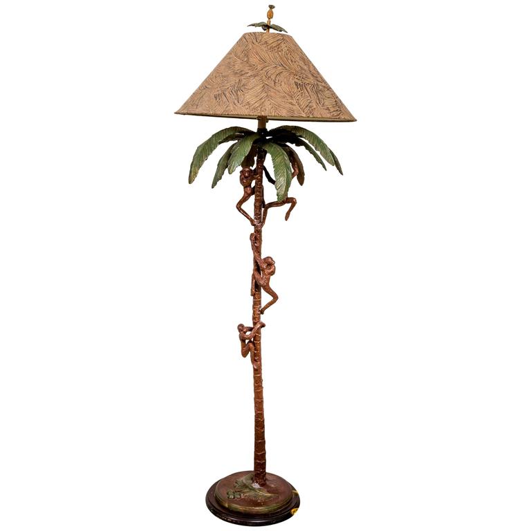 Monkey Floor Lamp by Frederick Cooper at 1stDibs | frederick cooper monkey  lamp, monkey table lamp, frederick cooper floor lamps