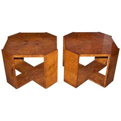 Johan Tapp Carpathian Burled Elm Tables