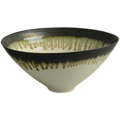 Unique Porcelain Bowl by Peter Wills