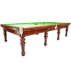 Finest Gillows Used Billiard or Snooker Table