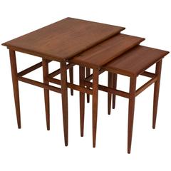 Mid-Century Modern Nest of Tables, Denmark, 1960s 5