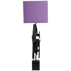 A Large Brutal Richard Barr designed Table Lamp circa 1965