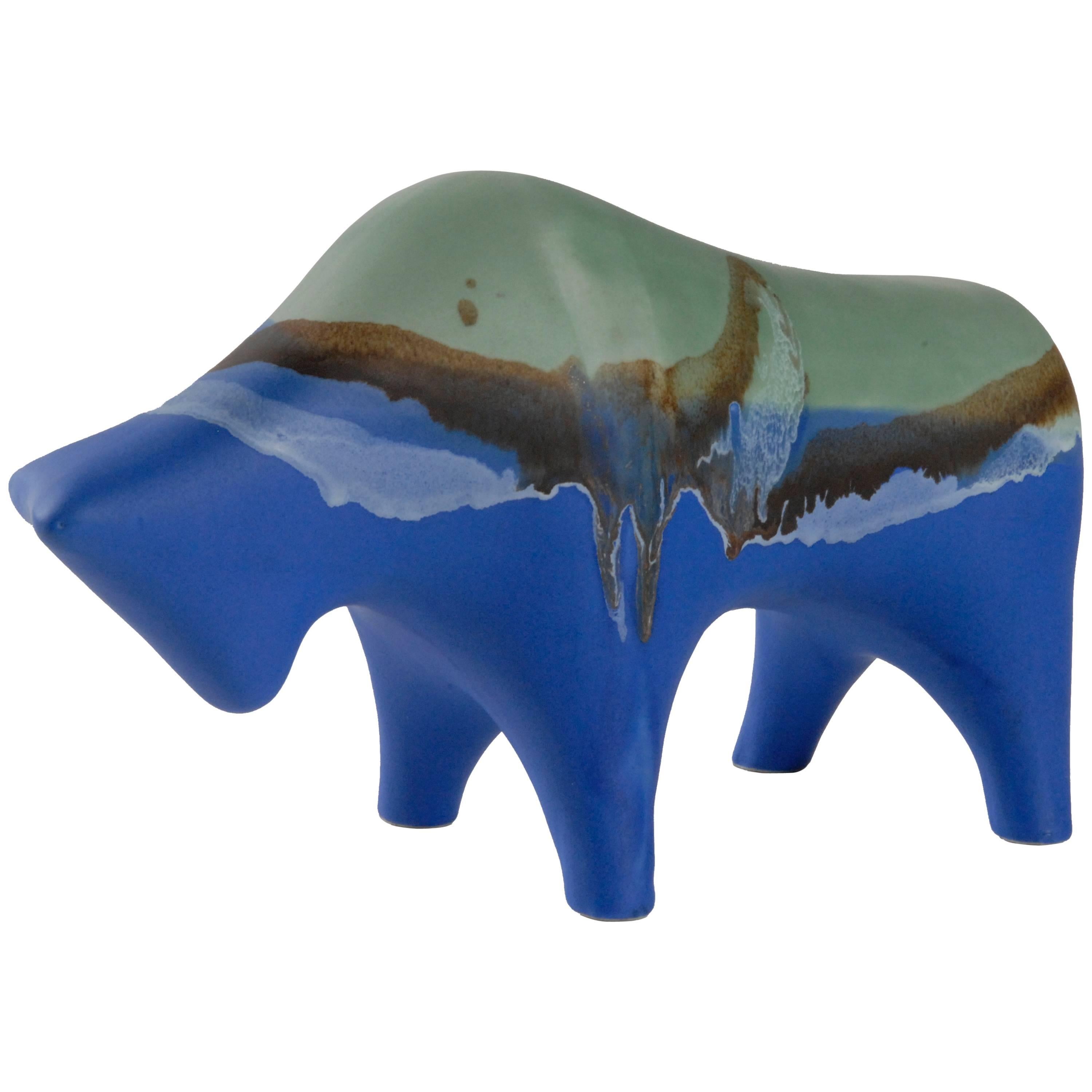 Midcentury Alvino Bagni Stylised Bull, Italy