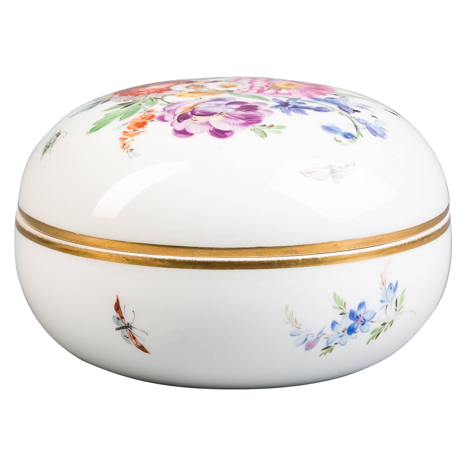 German Porcelain Box, Meissen, circa 1880 For Sale at 1stdibs