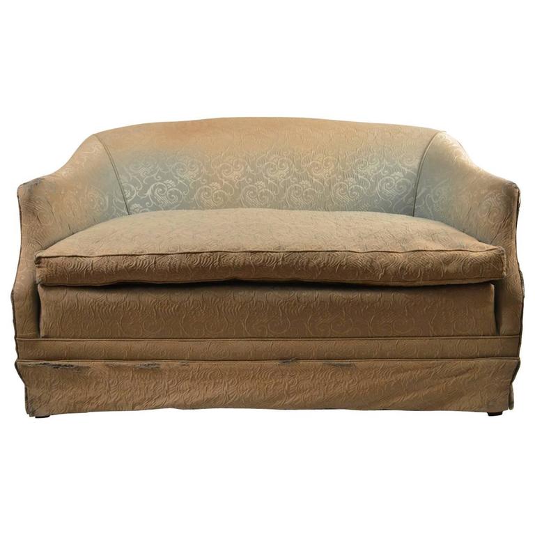 Deco Loveseat Sofa, Needs Reupholstery For Sale at 1stdibs