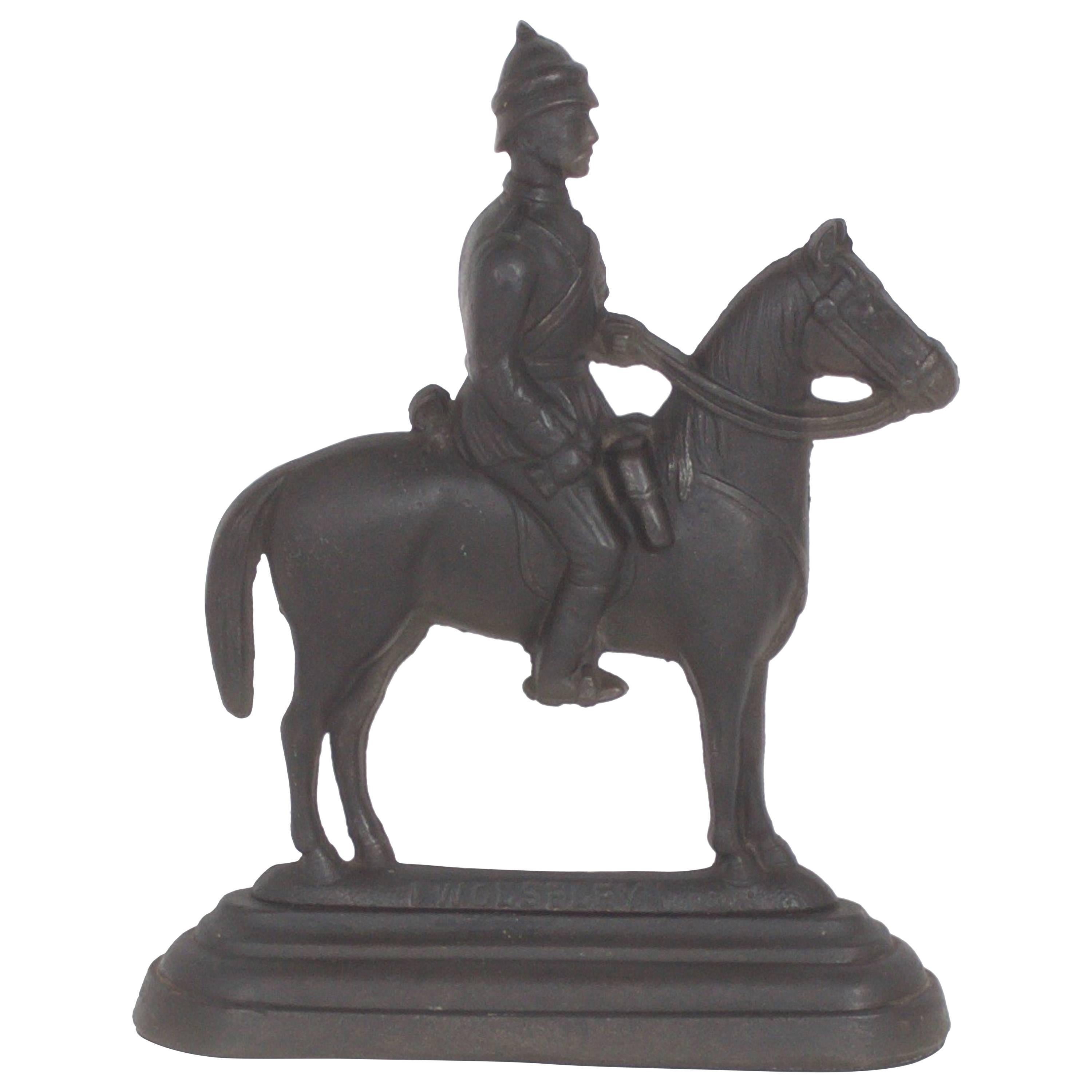 Horse and Rider Door Stop