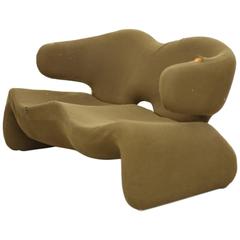 Olivier Mourgue “Djinn Settee" for Airborne, Reupholstery Needed 8