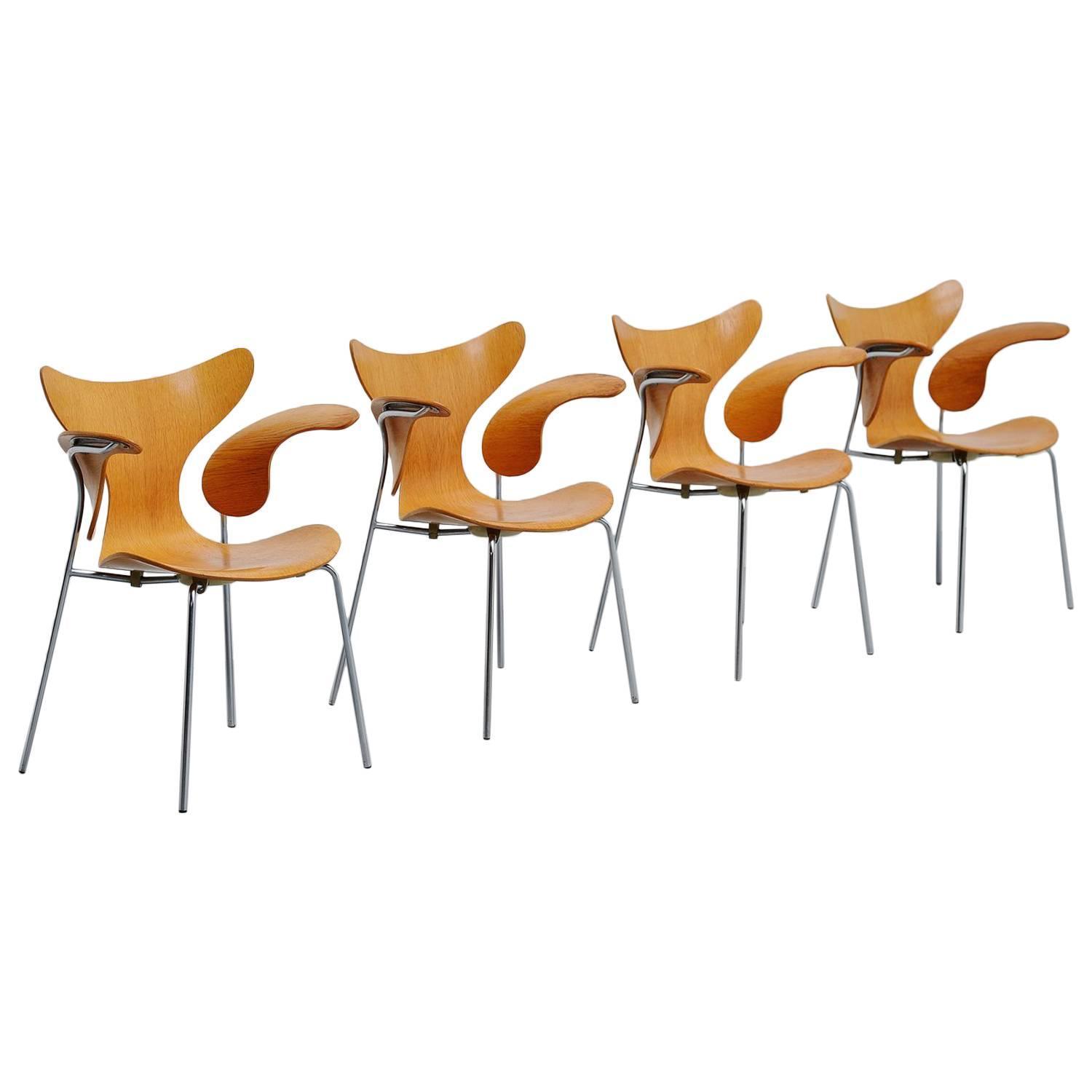 Dining Chairs Model 3103 In Teak By Arne Jacobsen And Fritz Hansen Dining Chairs Model 3103 In Teak By Arne Jacobsen And Fritz Hansen 1970s For At 1stdibs