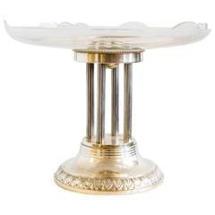 Enchanting Art Nouveau Centrepiece Glass Bowl