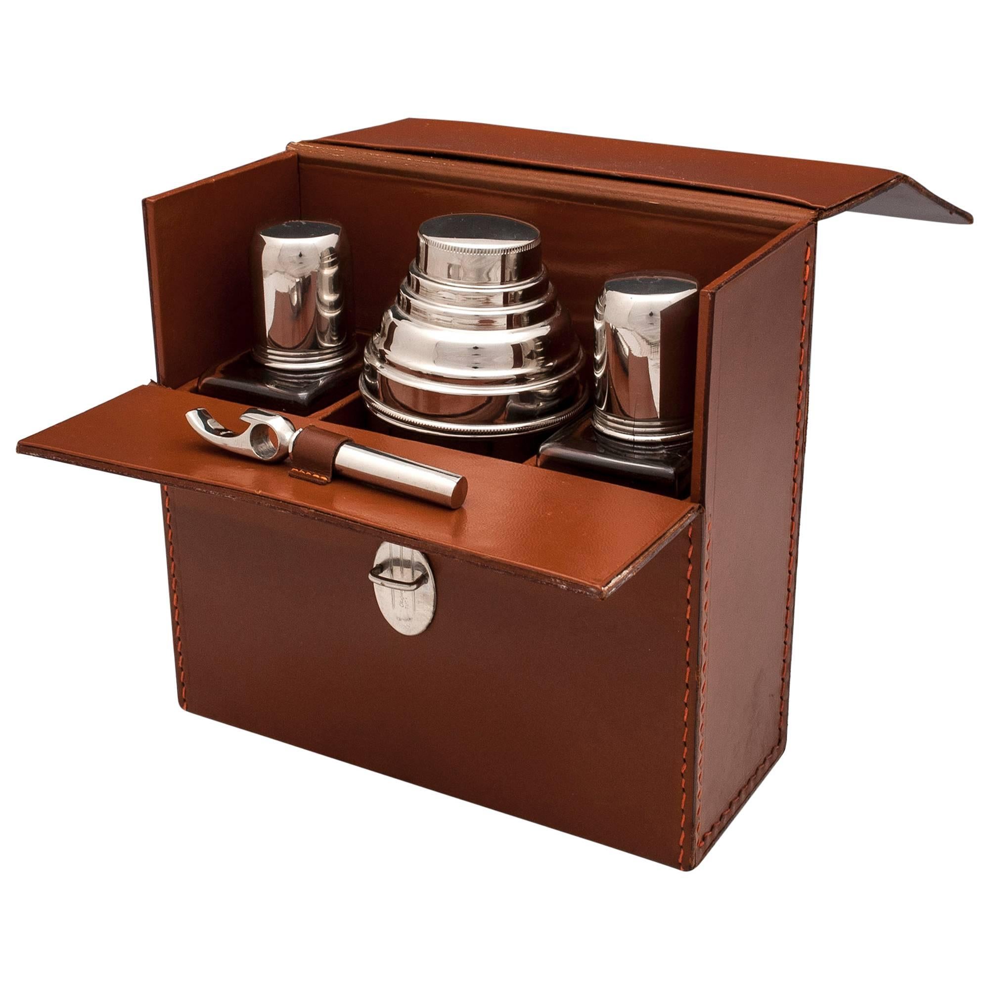Vintage Travelling Cocktail Case