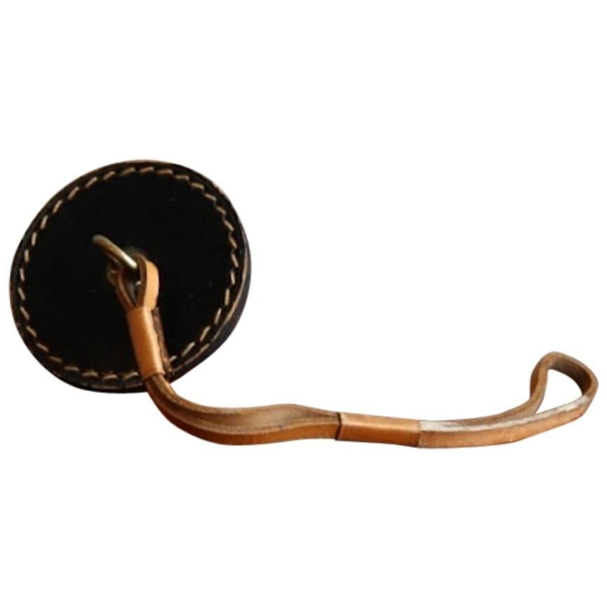 Tappo in sughero in pelle nera Carl Auböck