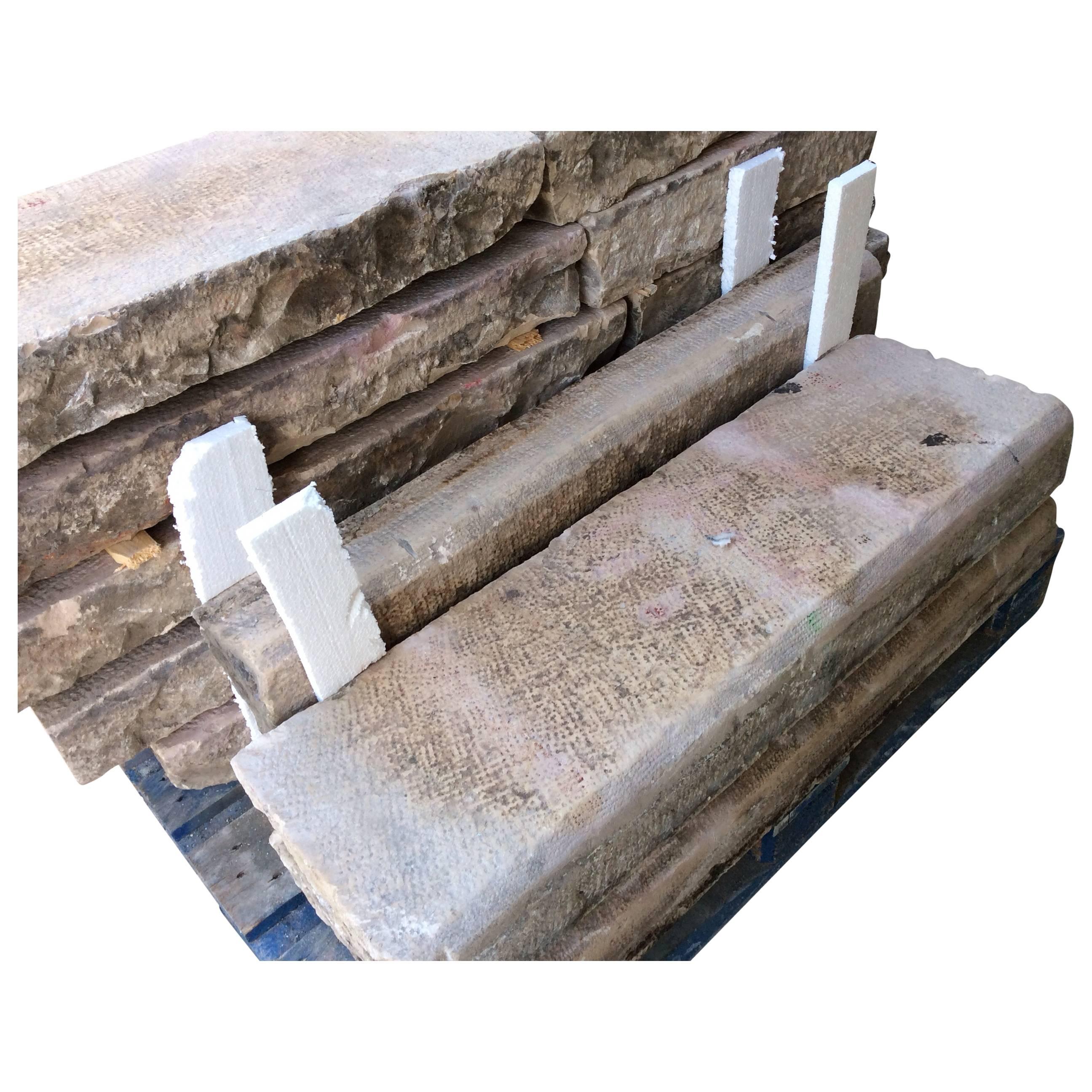 Antique Garden, Architectural Salvage LimeStones, Reclaimed 18th Century,
This Is the Perimeter of Reclaimed Garden from Antique Villas of the 18th Century, height 12 cm ( 4.5 inc ) - depth 35 cm ( 13,8 inc ) -variable length.
with these pieces of