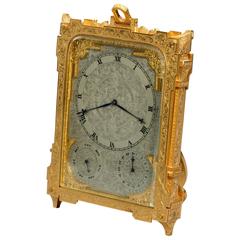 Antique A strut clock by Vasel
