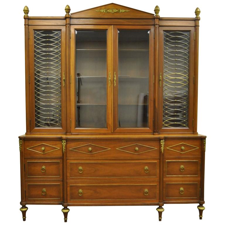 Mid 20th Century French Louis Xvi Style Display Cabinet Or Bookcase Mid 20th Century French Louis Xvi Style Display Cabinet Or Bookcase For