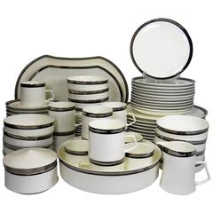 Mikasa China Solitude Pattern 78-Piece Set, Service for Twelve and Serving