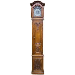 Country French Thirty-Hour Comtoise Marriage Clock From Normandy