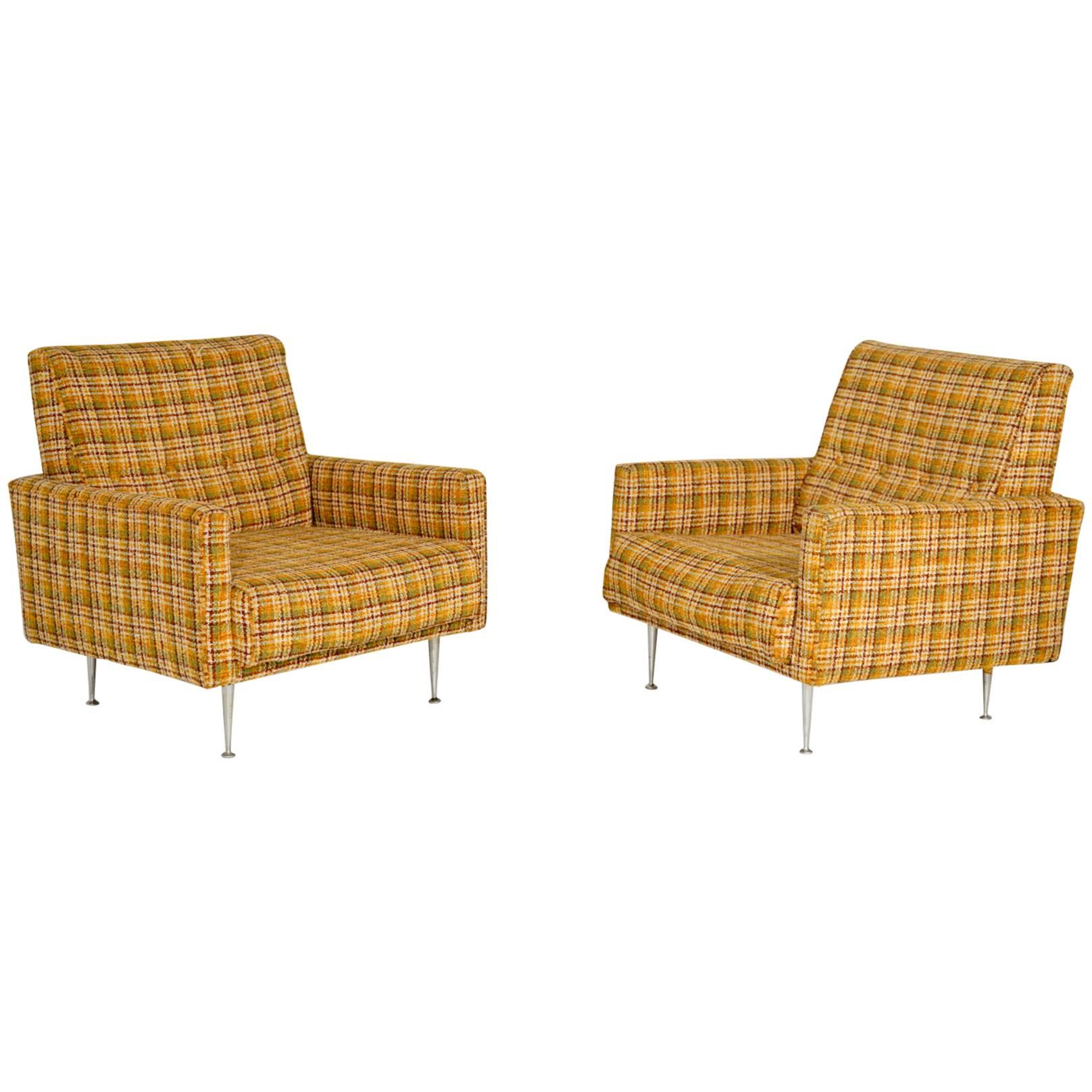 Extremely Rare George Nelson Thin Edge Lounge Chairs, 1954 For Sale