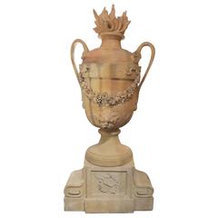 Impressive Terracotta Neoclassical Vase, France XVIIIth, Louis XVI Period