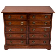 19th Century Ten-Drawer Chest of Drawers, England, circa 1890