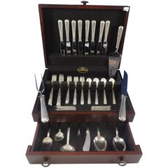 Vintage Candlelight by Towle Sterling Silver Flatware Set for Eight Service 50 Pieces