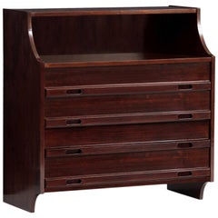 Rosewood Midcentury Italian Chest of Drawers