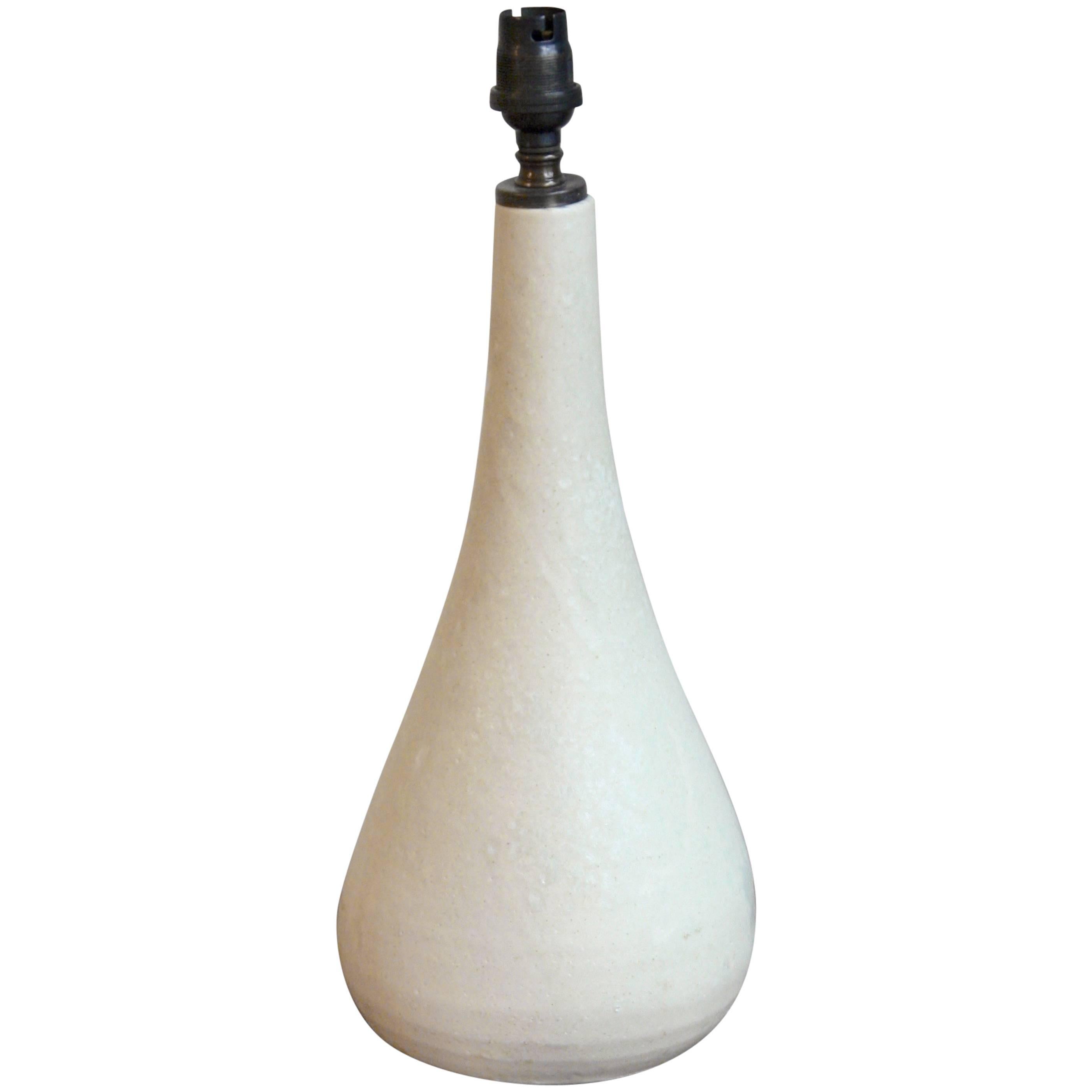 One-Off Teardrop Stoneware Table Light by Kasper Würtz