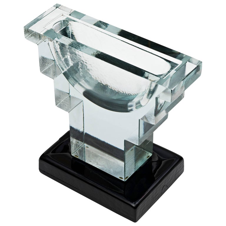 John Lewis Glass Vessel Sculpture at 1stDibs
