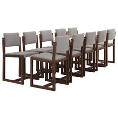 Set of Ten Pamela Dining Chairs by Thomas Hayes Studio 4