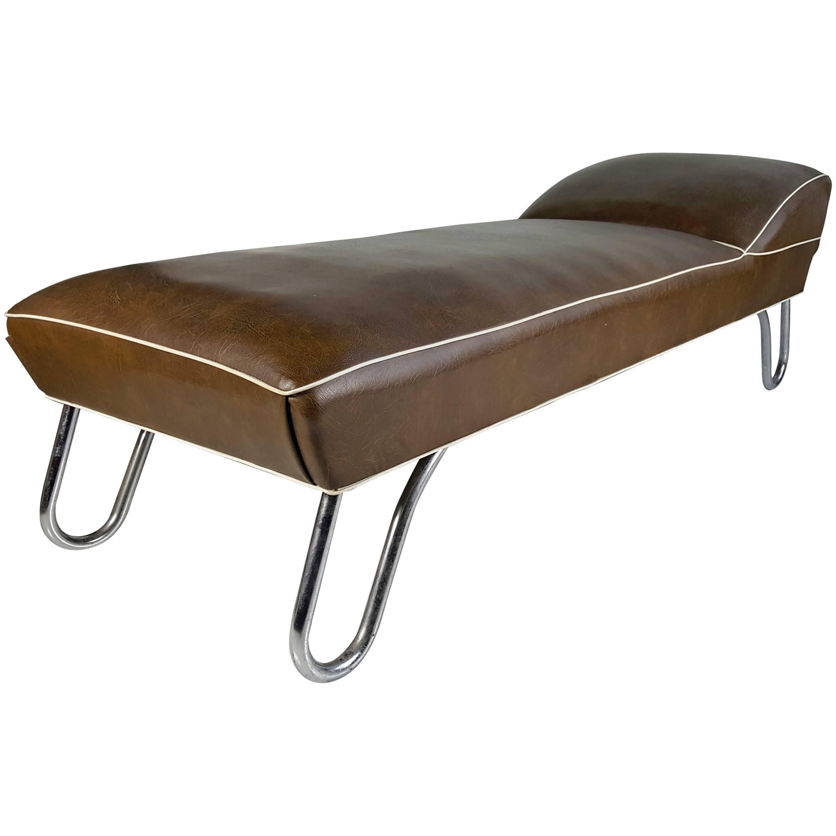 KEM Weber Daybed or Chaise Longue, Art Deco