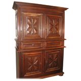 Louis XIII Armoire or "Buffet 2 corps", Buffet 2 Pieces