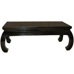 Fine Black Lacquer Low Table