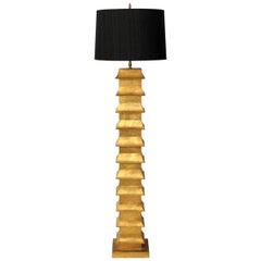 Pagoda Form Floor Lamp