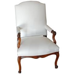 18th Century French Walnut Fauteuil