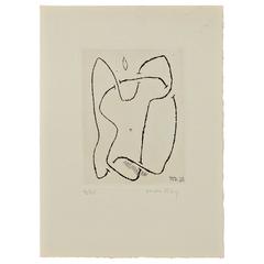 Man Ray Etching Signed