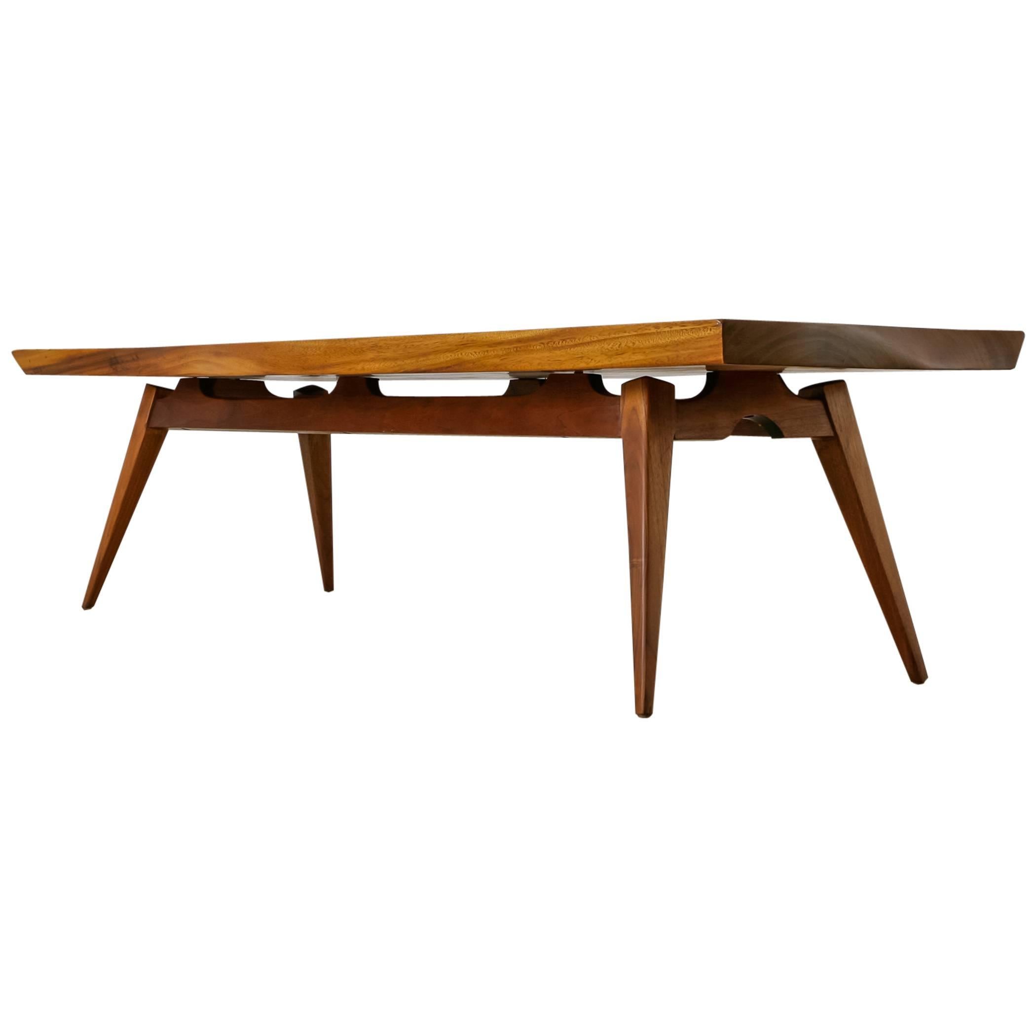 Rude Osolnik Studio Crafted Coffee Table, USA, 1960s For Sale