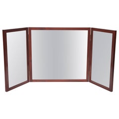 Danish Rosewood Wall Mirror, circa 1960s