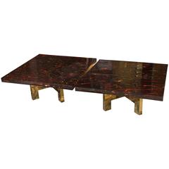 Pair of Fractal Low Tables