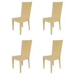 Ensemble de 6 chaises d'appoint géométriques américaines d'après-guerre