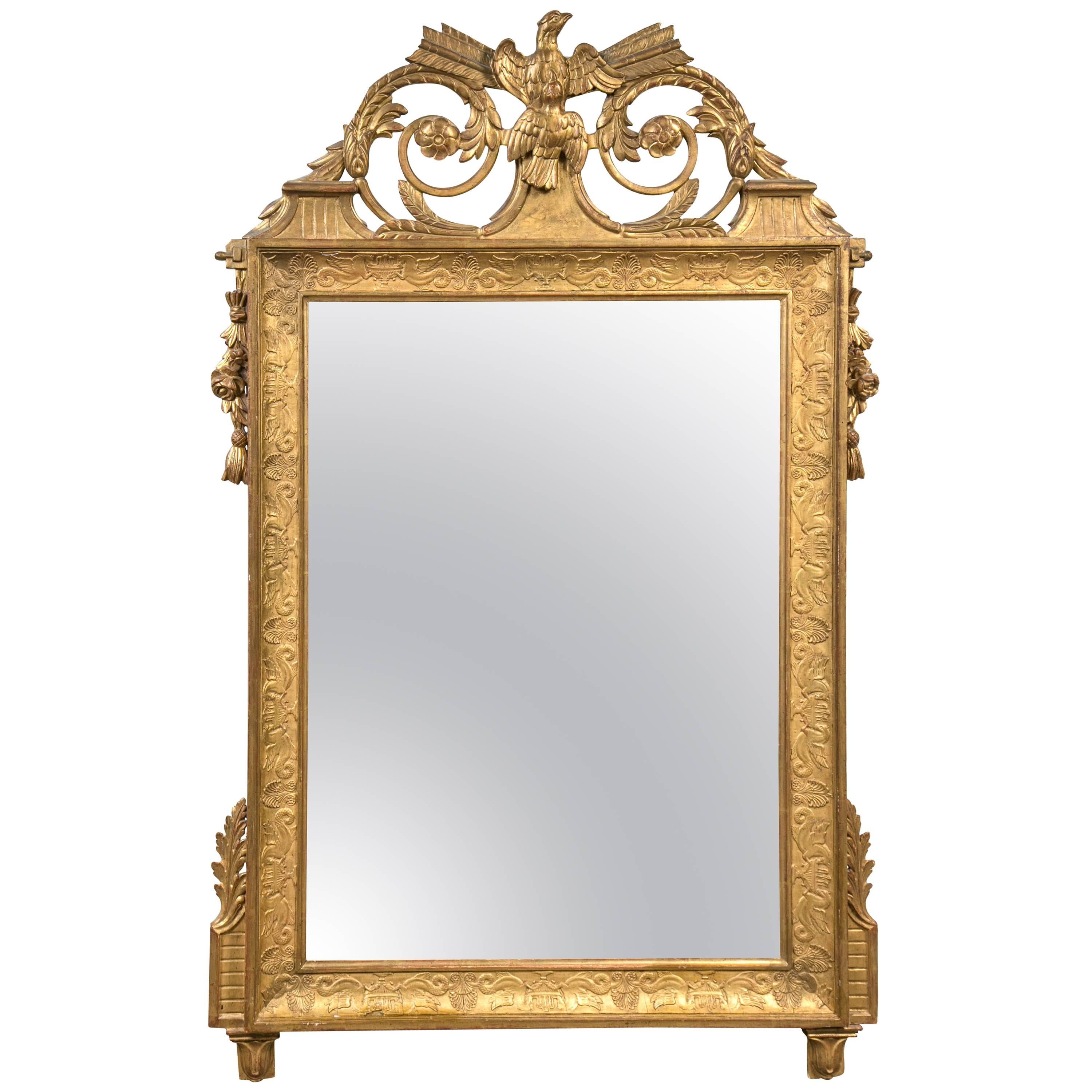 French Gilt Mirror, circa 1800 For Sale