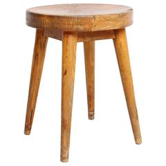 Stool Designed by Pierre Jeanneret in the 1960s Stool Designed by Pierre Jeanneret in the 1960s